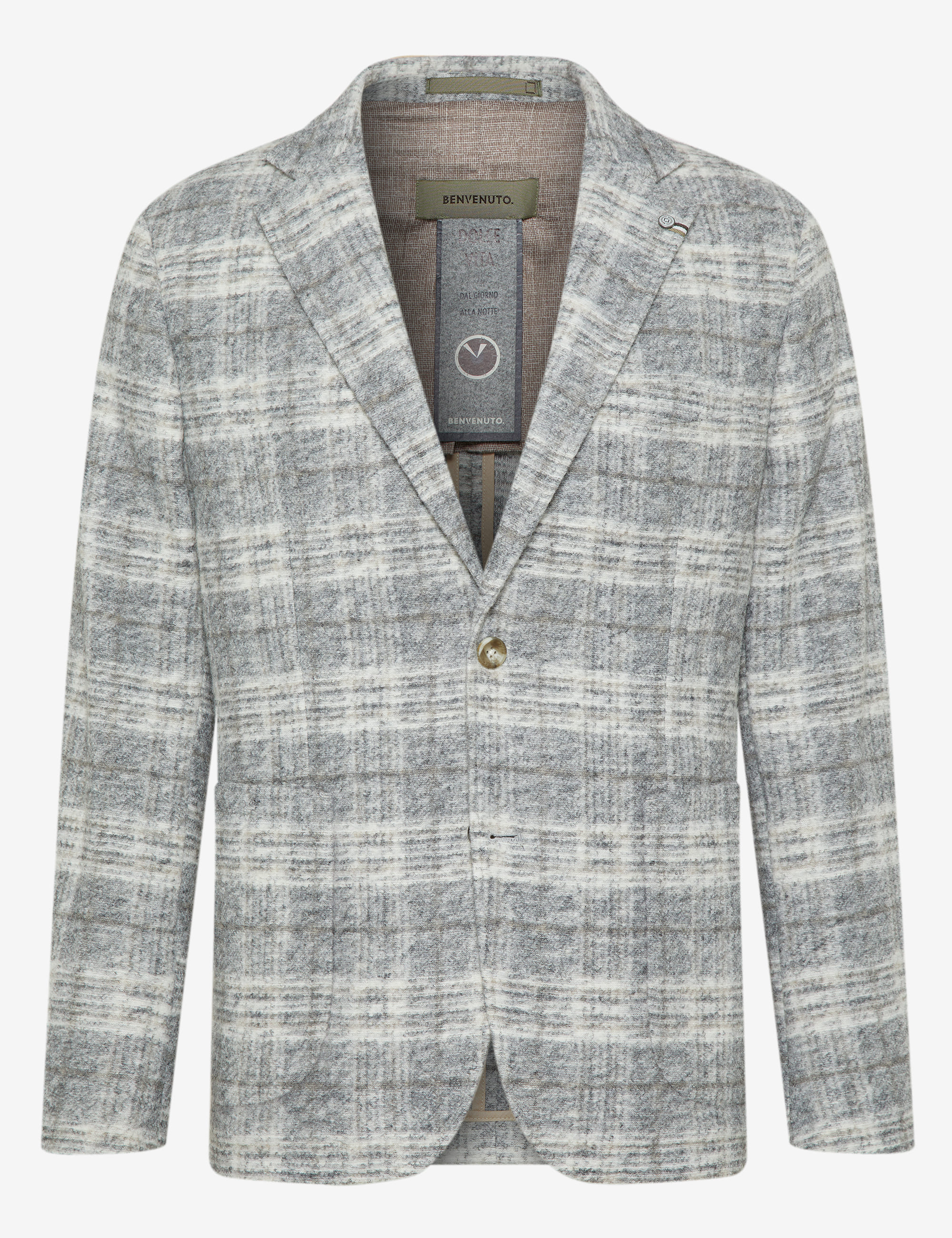 5376 Grey Check