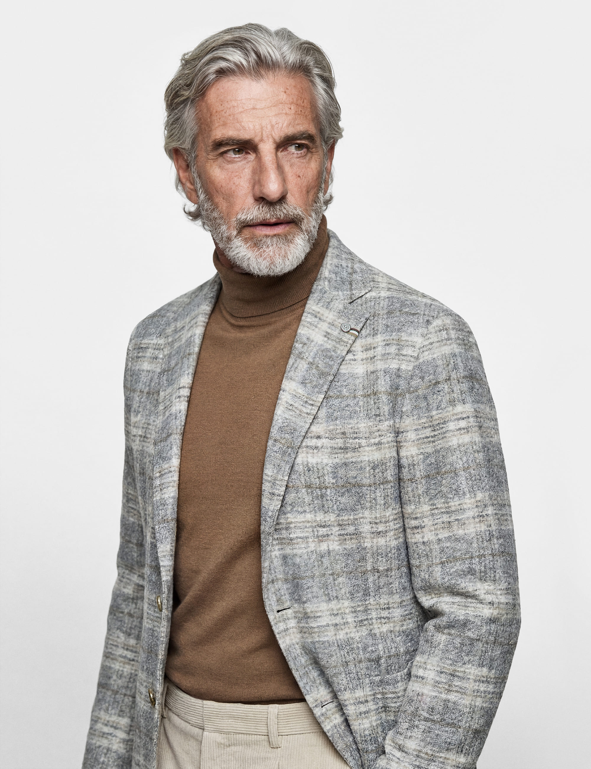 5376 Grey Check